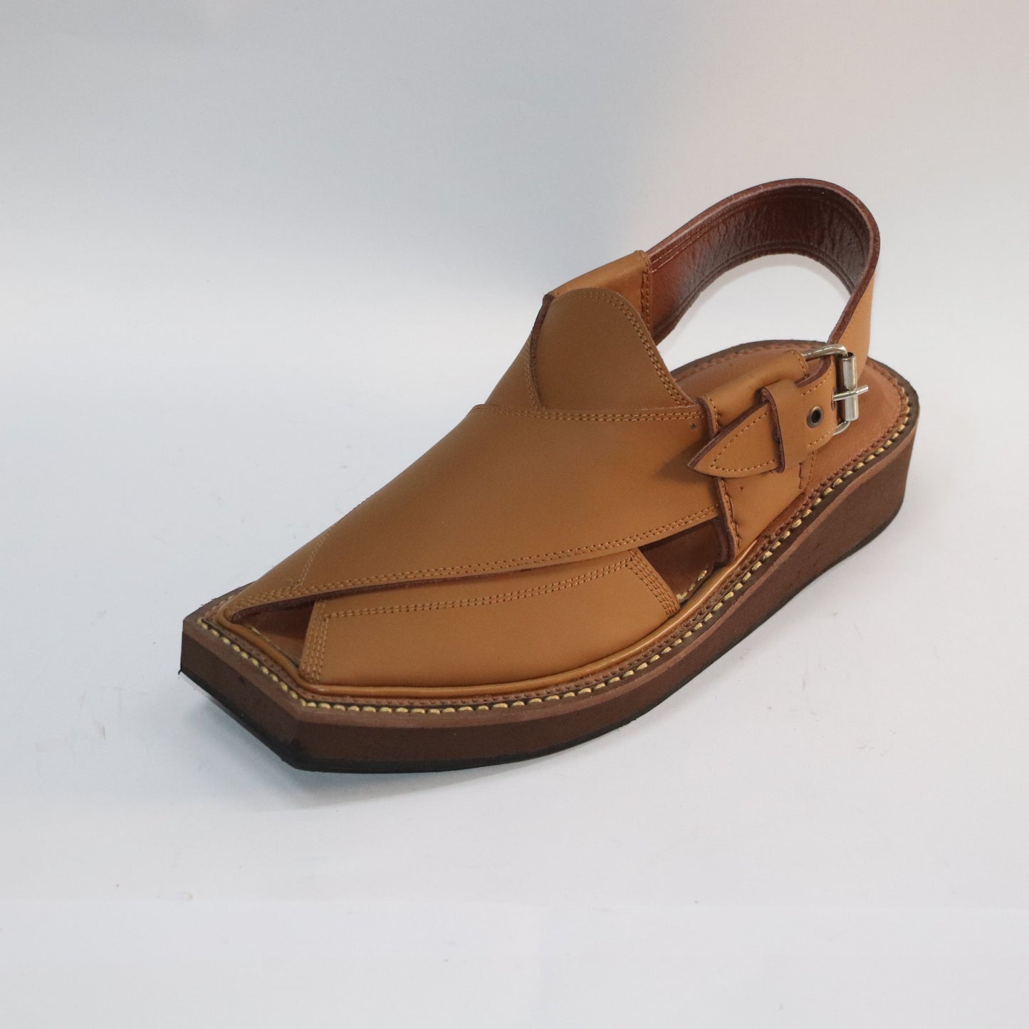 Handmade Pure Leather Peshawari Chappal – Premium Traditional Footwear