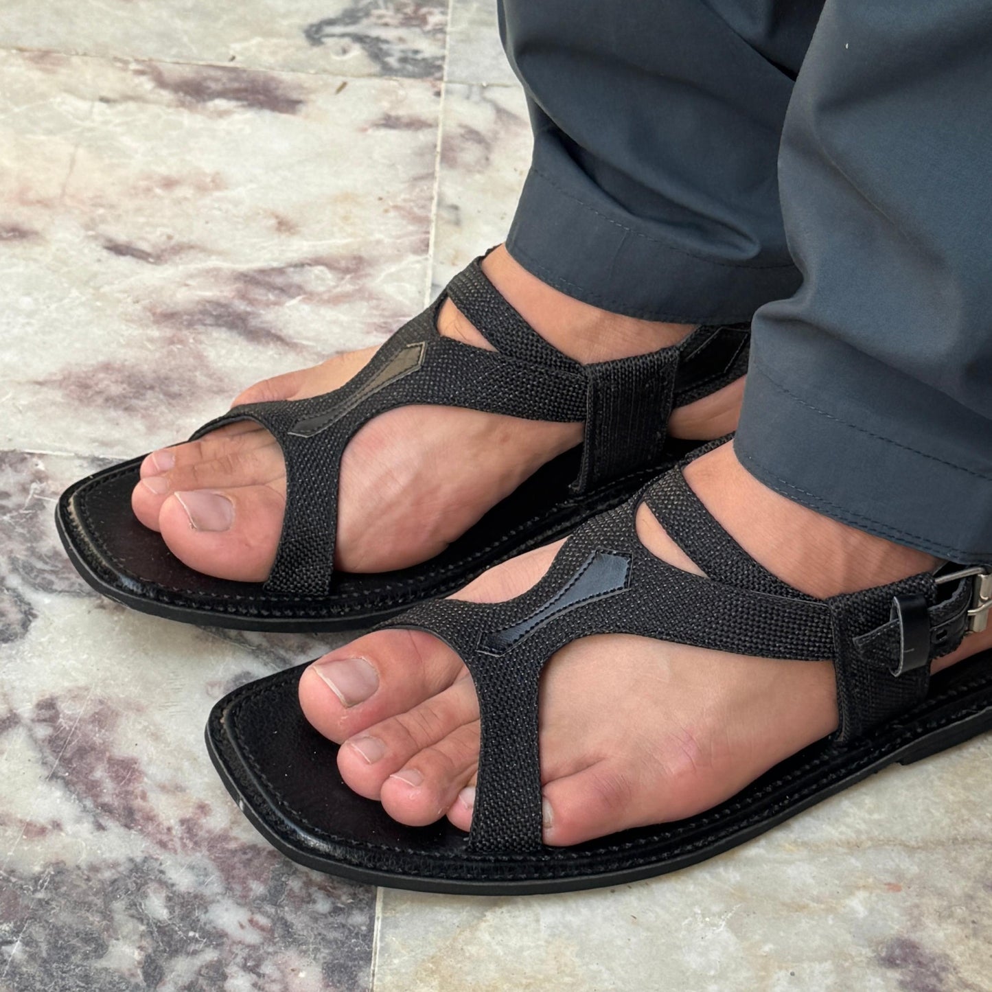 Lightweight Fabric Panjedar Chappal – Perfect for Casual Wear