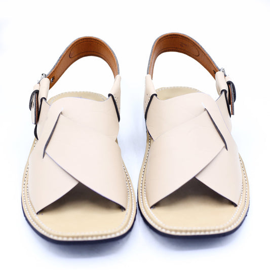 Handmade Cross Patty Chappal – Premium Pure Leather Sandal