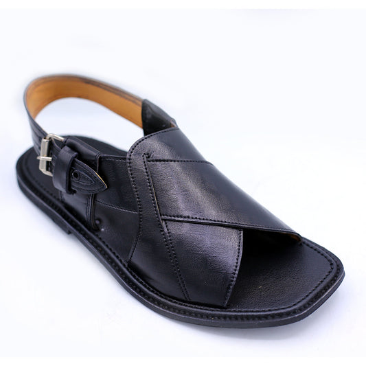 Cross Patty Pure Leather Handmade Chappal