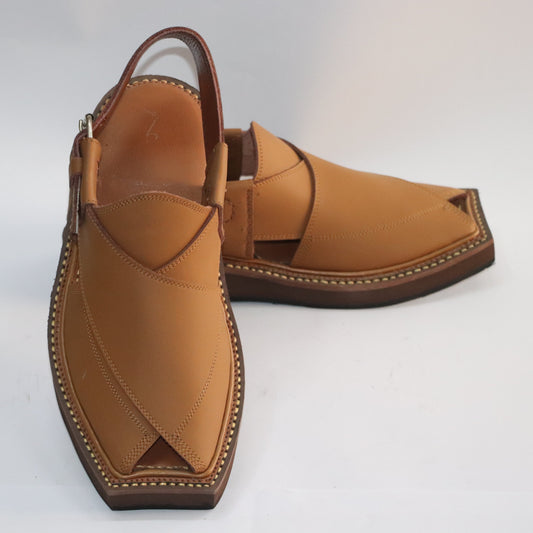 Handmade Pure Leather Peshawari Chappal – Premium Traditional Footwear