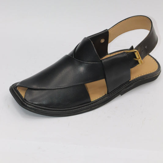Smart Zalmi Pure Leather Chappal – Elegance in Every Step