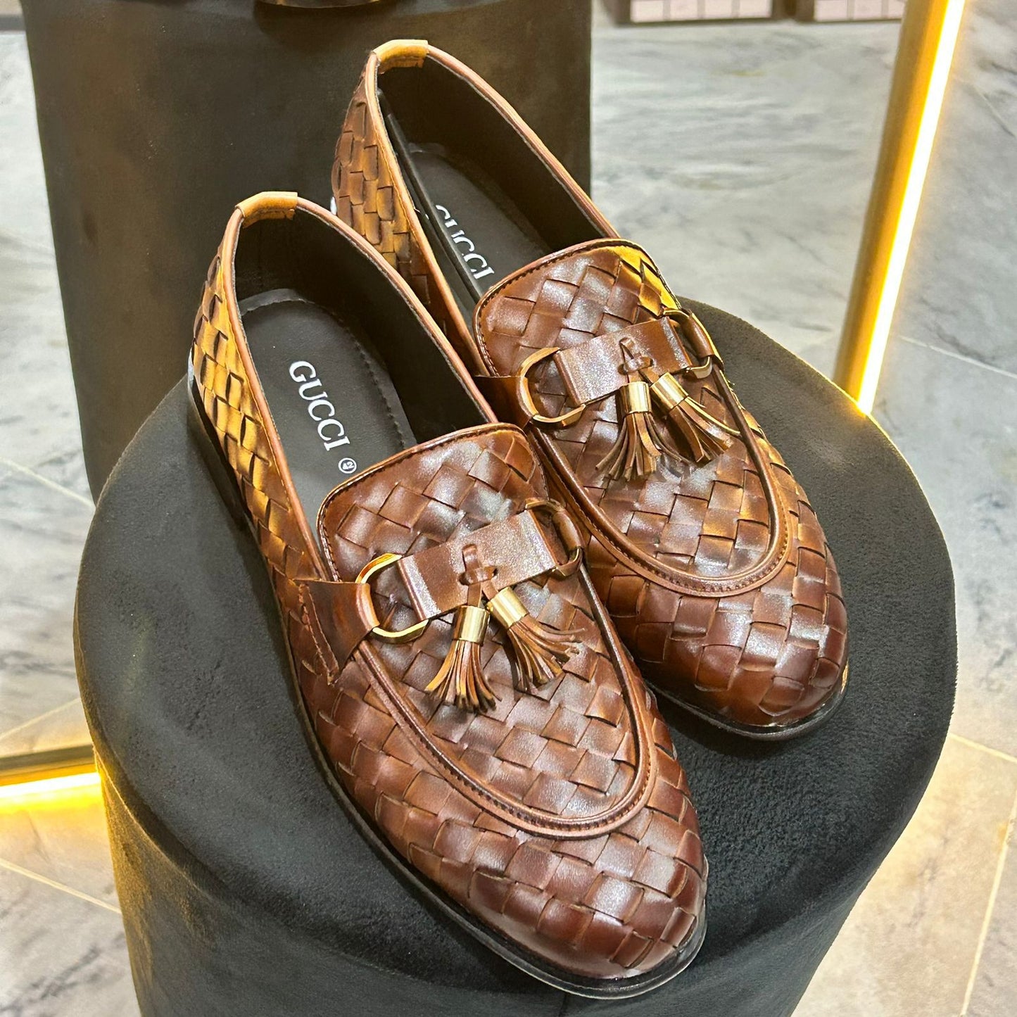 Heritage Brown Tassel Loafers