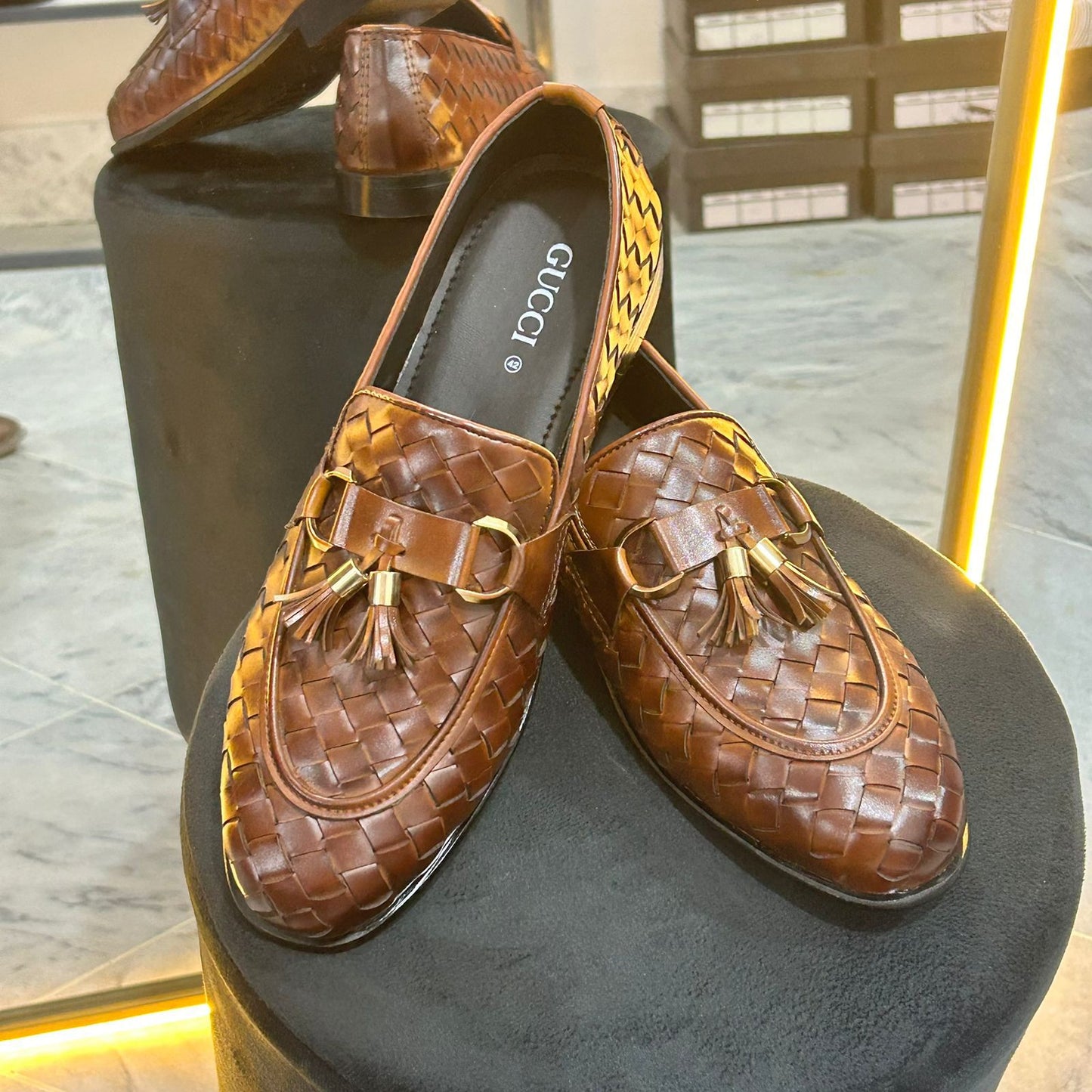 Heritage Brown Tassel Loafers